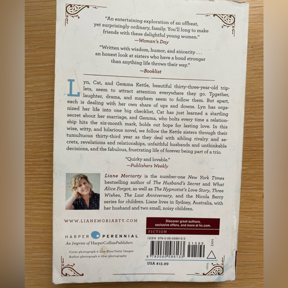 ⭐️HP⭐️Three Wishes|Liane Moriarty📚 - Picture 2 of 2